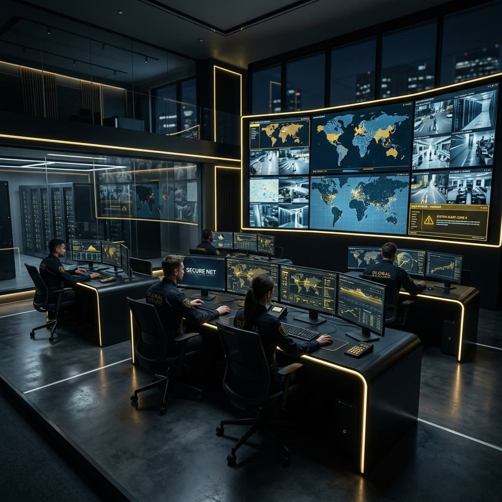 Modern Security Command Center